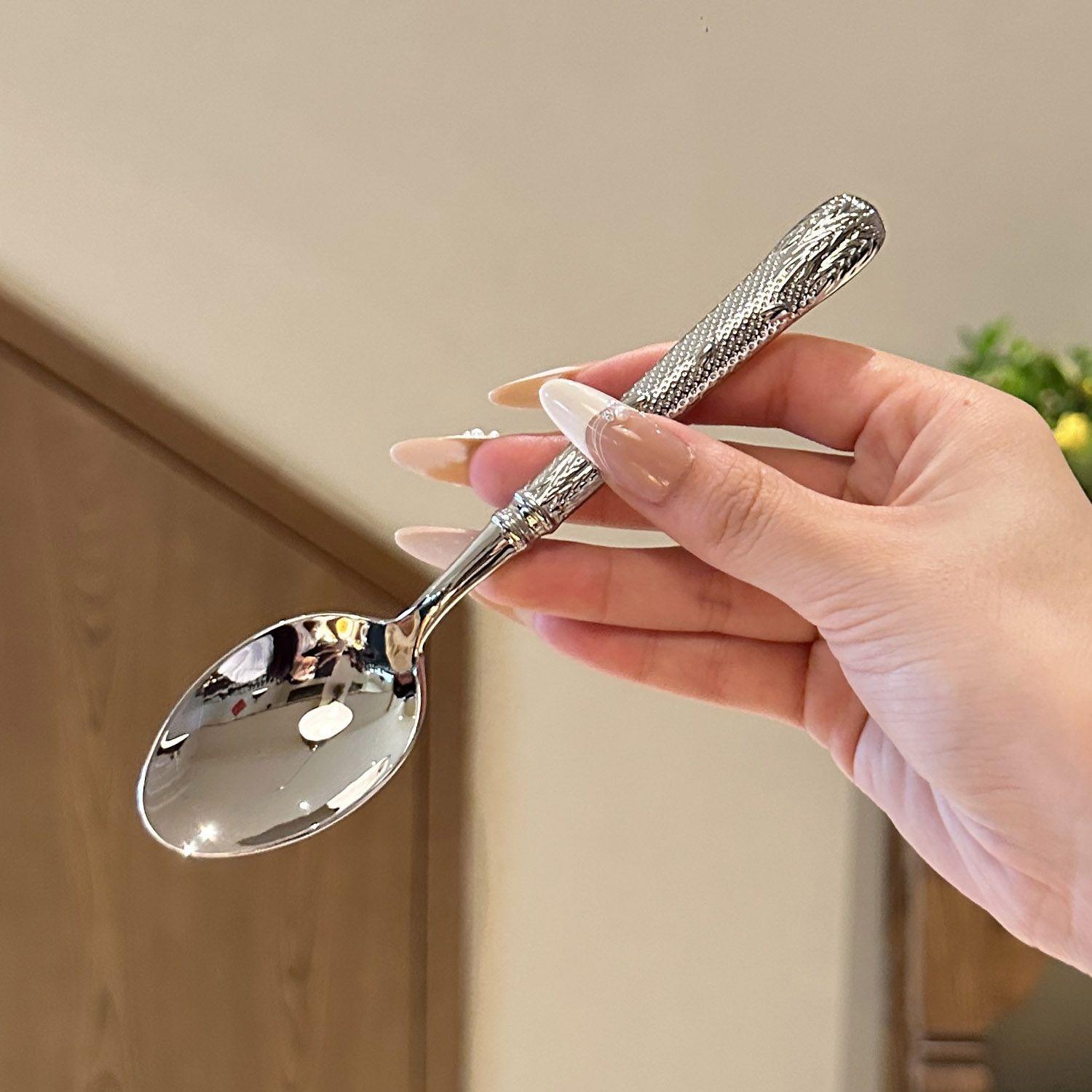 304 Stainless Steel Cutlery Set Silver Steak Knife Fork Spoon Houseuse Tableware Fruit Fork for Kitchen Dining Banquet Bar
304 Stainless Steel Cutlery Set Silver Steak Knife Fork Spoon Houseuse Tableware Fruit Fork for Kitchen Dining Banquet Bar
