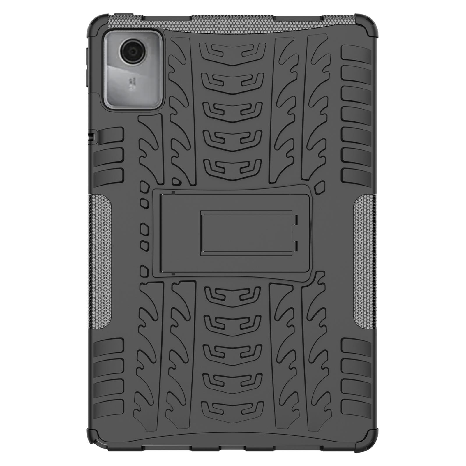 For Lenovo Tab M11/Xiaoxin Pad 11 2024 Case Tire Texture Shockproof TPU+PC Tablet Cover with Kickstand Black
For Lenovo Tab M11/Xiaoxin Pad 11 2024 Case Tire Texture Shockproof TPU+PC Tablet Cover with Kickstand Black