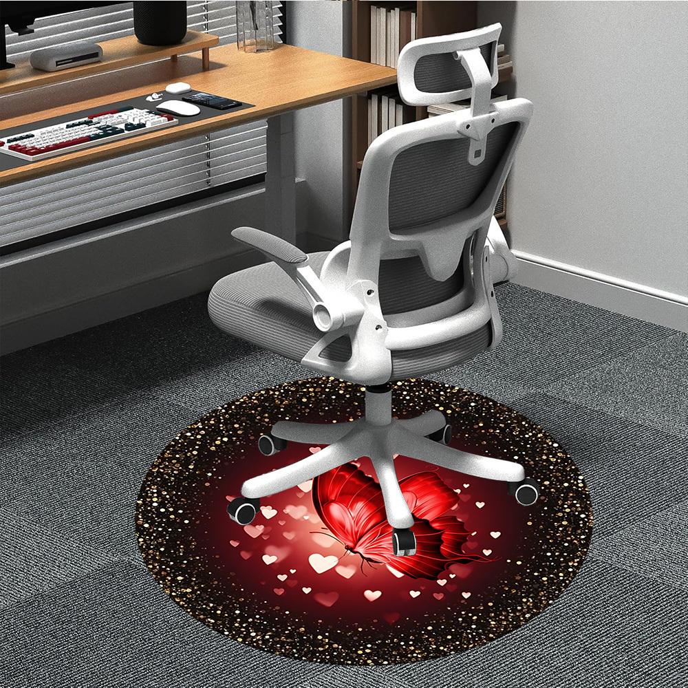 1pc Butterfly Heart Chair Carpet for Office, Soft Comfortable Mat For Office, Living Room, Bedroom, Machine Washable Carpet yy251112144 80cm by 80cm
1pc Butterfly Heart Chair Carpet for Office, Soft Comfortable Mat For Office, Living Room, Bedroom, Machine Washable Carpet yy251112144 80cm by 80cm