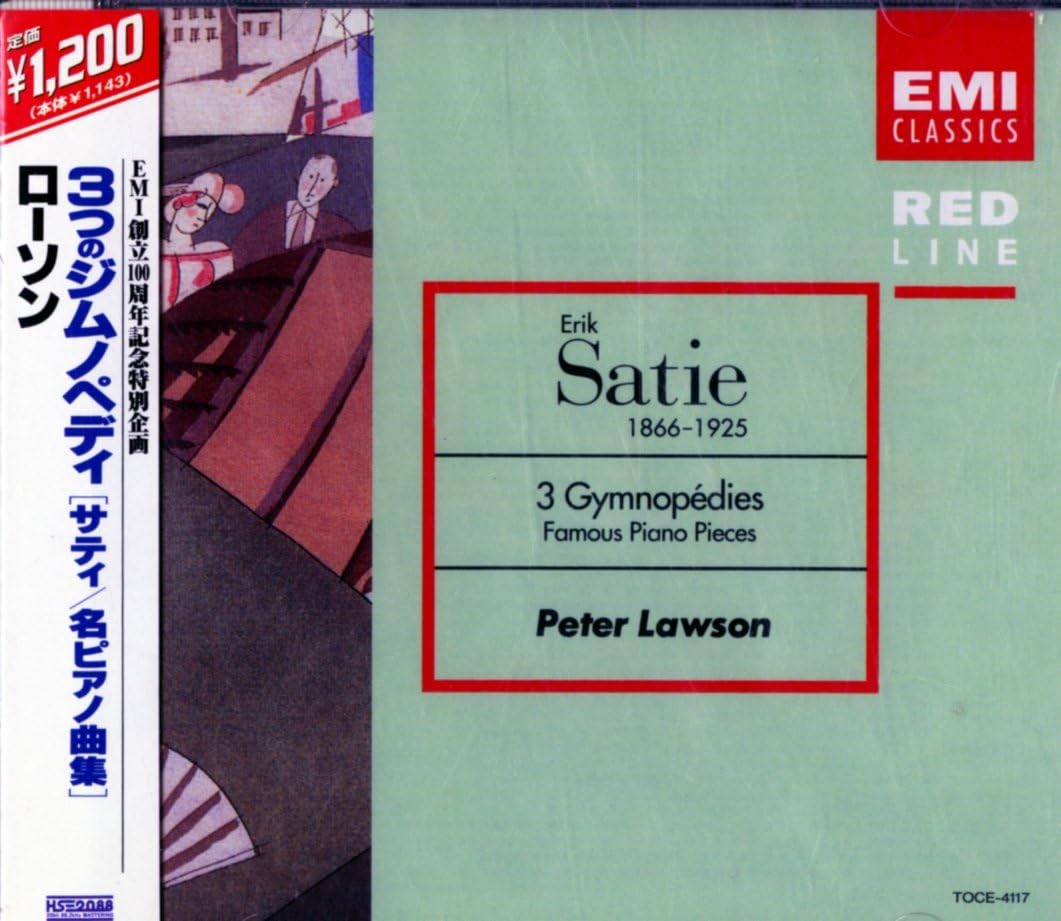 CD LAWSON (PETER); SATIE - Satie: Three Gymnopedies (noun) TOCE4117 Japan ObiClassical Used
CD LAWSON (PETER); SATIE - Satie: Three Gymnopedies (noun) TOCE4117 Japan ObiClassical Used