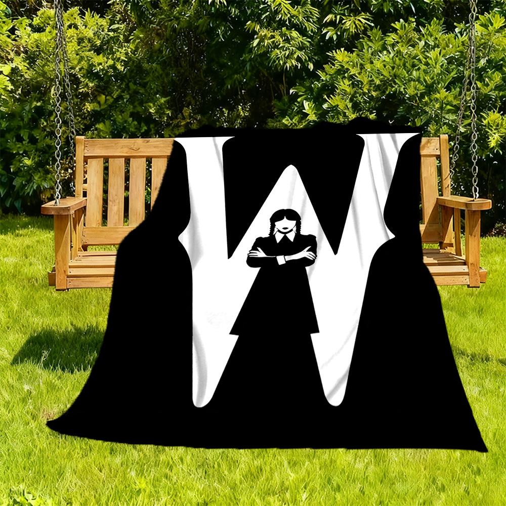 1PC Wednesday Outdoor Flannel Throw Blanket - HD Printed Lightweight Soft Warm All-Season Blanket for Sofa, Bed, Travel - Machine Washable104 130cmx150cm
1PC Wednesday Outdoor Flannel Throw Blanket - HD Printed Lightweight Soft Warm All-Season Blanket for Sofa, Bed, Travel - Machine Washable104 130cmx150cm