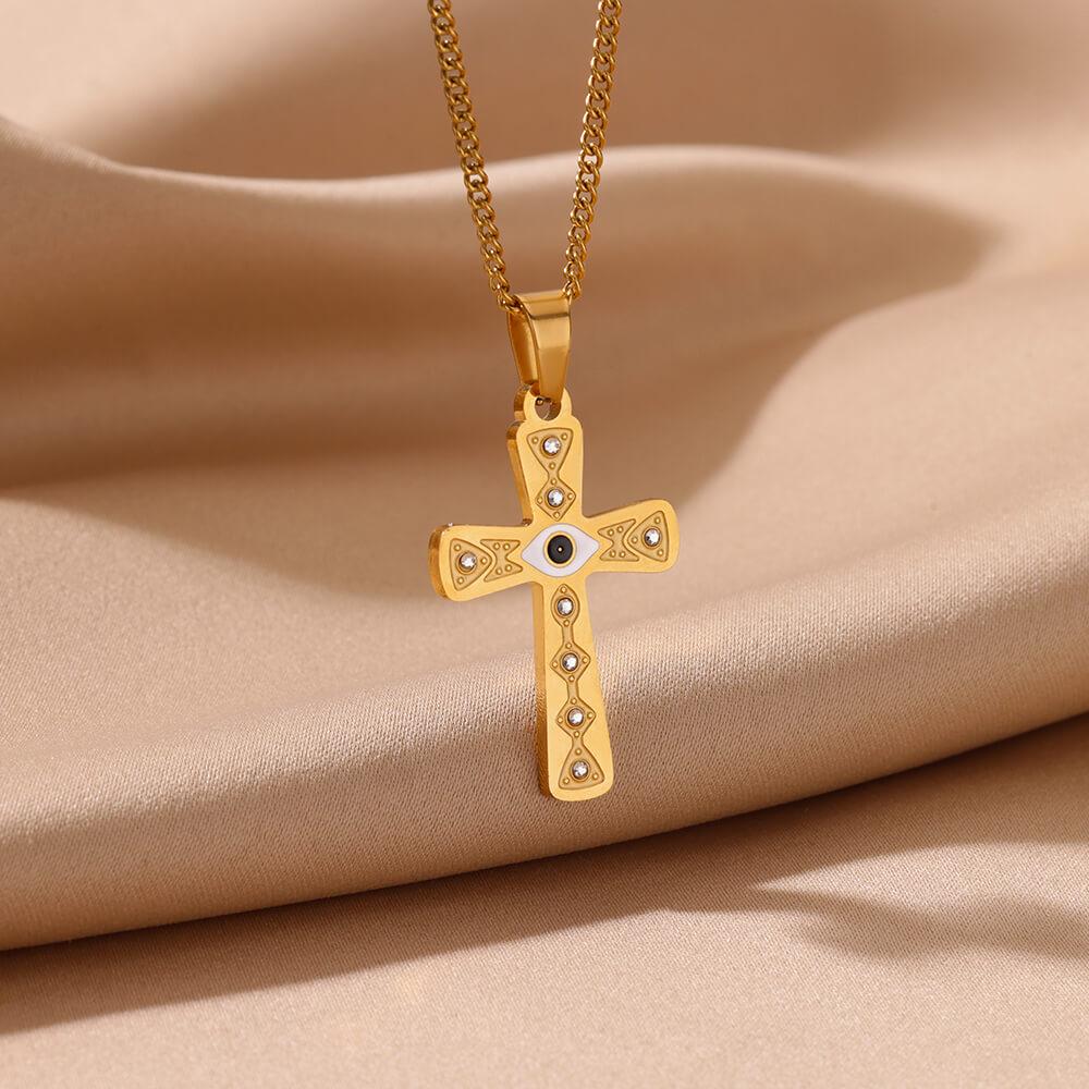 Gothic Black Enamel Cross Pendant Necklaces Stainless Steel Necklace for Women Vacation Party Charm Jewelry Accessorie Gift
Gothic Black Enamel Cross Pendant Necklaces Stainless Steel Necklace for Women Vacation Party Charm Jewelry Accessorie Gift
