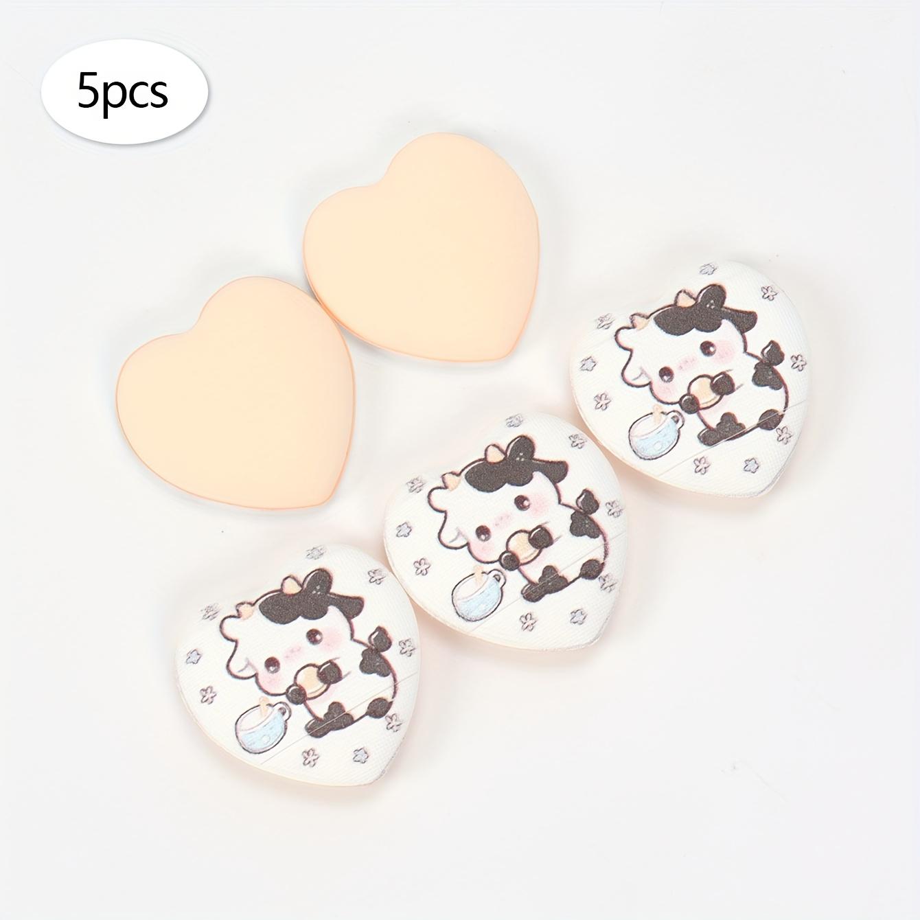 Printed Heart-Shaped Makeup Sponges, for Beauty and Makeup, Mixed Use with BB Cream, Liquid Foundation, and Concealer. Especially Suitable for Coverin 5PCS
Printed Heart-Shaped Makeup Sponges, for Beauty and Makeup, Mixed Use with BB Cream, Liquid Foundation, and Concealer. Especially Suitable for Coverin 5PCS