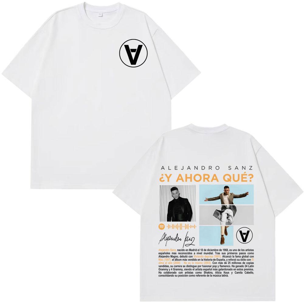 Singer Alejandro Sanz Y AHORA QUÉTour Tshirt Unisex Women Fashion Clothing Tshirt Short Sleeve Cotton Oversized Hiphop Tshirts 4XL
Singer Alejandro Sanz Y AHORA QUÉTour Tshirt Unisex Women Fashion Clothing Tshirt Short Sleeve Cotton Oversized Hiphop Tshirts 4XL