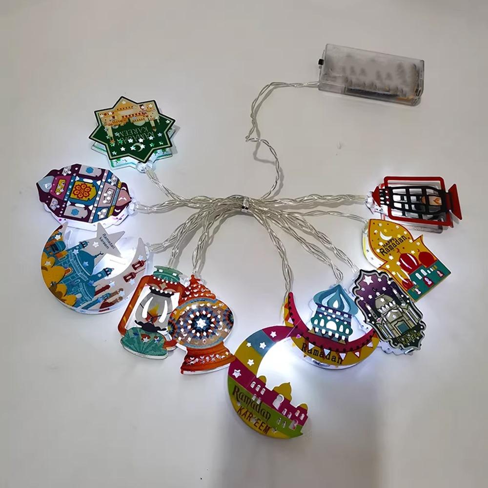 Battery Operated EID Mubarak String Lights 10/20 LED Ramadan String Light Ramadan Festival 165cm/64.96in-White
Battery Operated EID Mubarak String Lights 10/20 LED Ramadan String Light Ramadan Festival 165cm/64.96in-White