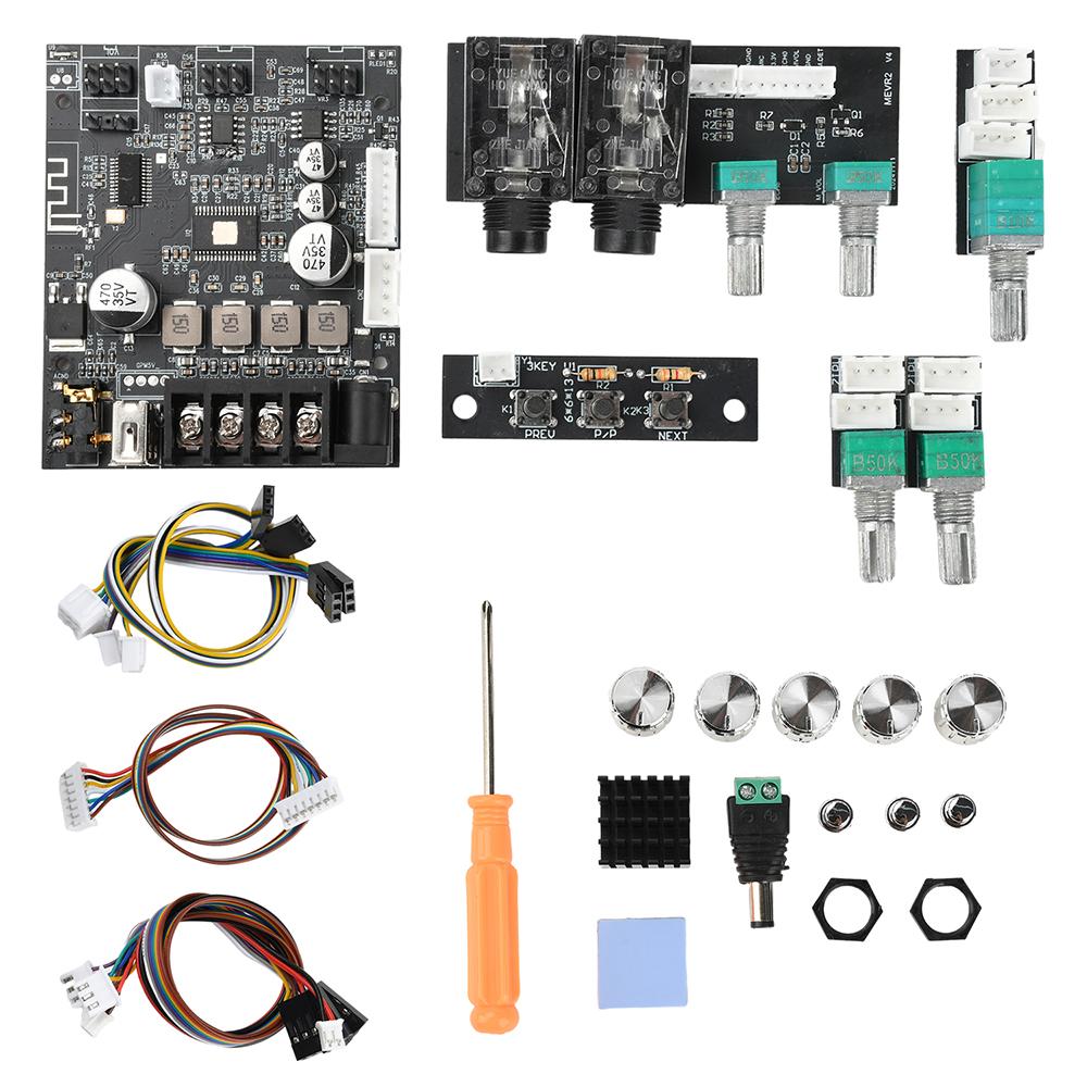TPA3116D2 DC12-24V 502T Lead Microphone Audio Integrated Machine Bluetooth Amplifier Board 50W*2 Dual Channel Bluetooth Amplifer
TPA3116D2 DC12-24V 502T Lead Microphone Audio Integrated Machine Bluetooth Amplifier Board 50W*2 Dual Channel Bluetooth Amplifer