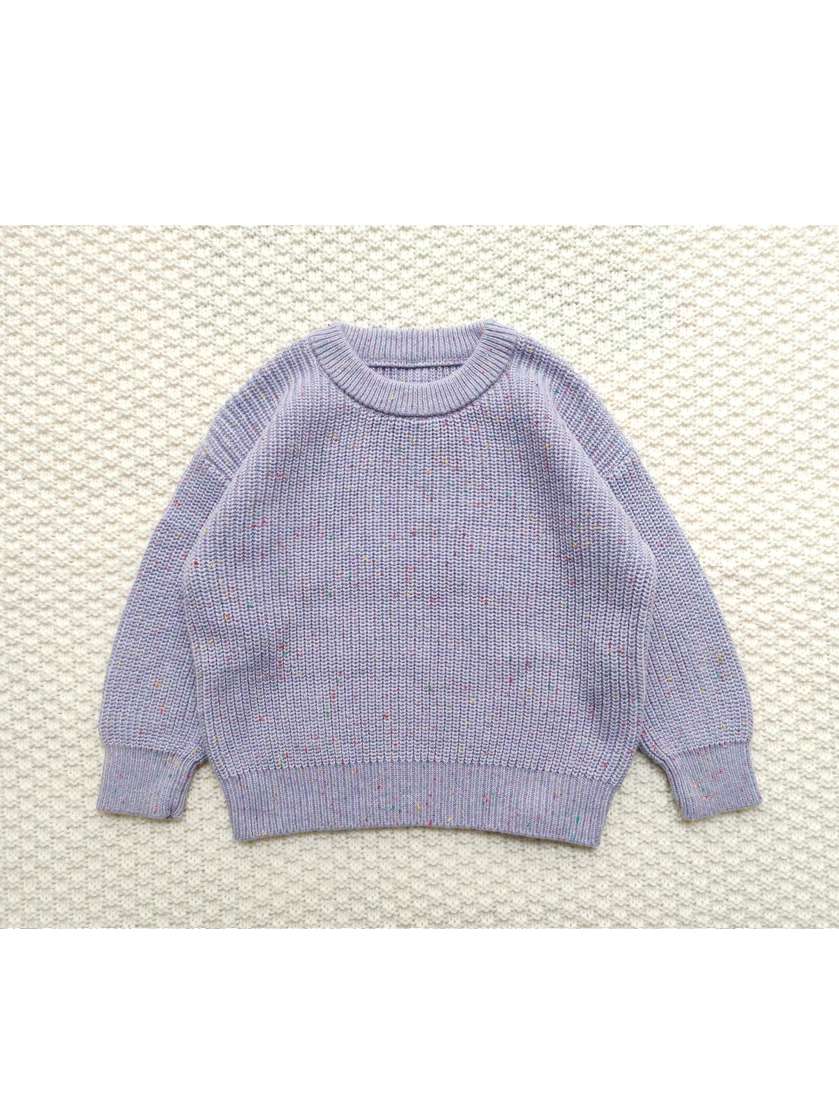 Дитячий однотонний в язаний бавовняний пуловер - з довгим рукавом для малюків 90cm for 2-3Y
Дитячий однотонний в язаний бавовняний пуловер - з довгим рукавом для малюків 90cm for 2-3Y