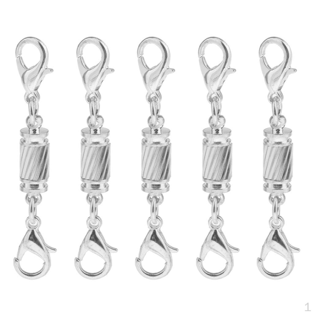 5 Sets Clasps For Jewelry Making Bracelet Connector Finding срібний
5 Sets Clasps For Jewelry Making Bracelet Connector Finding срібний