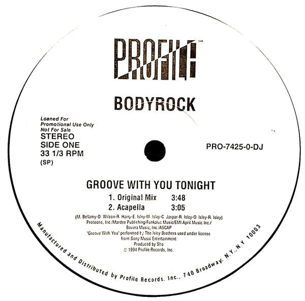 12inch Record BODYROCK Groove With You Tonight Crush Sou PRO74250DJ PROFILE 1994 US SoulFunk Used
12inch Record BODYROCK Groove With You Tonight Crush Sou PRO74250DJ PROFILE 1994 US SoulFunk Used