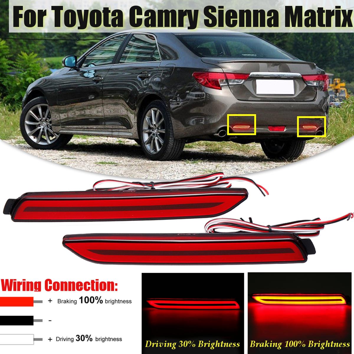 2X светодиодный отражатель заднего бампера стоп-сигнал для Toyota Camry Reiz Matrix Lexus
2X светодиодный отражатель заднего бампера стоп-сигнал для Toyota Camry Reiz Matrix Lexus