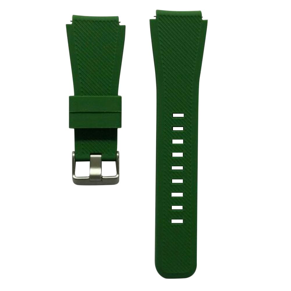 Quick Release Silicone Replacement Strap Wrist Watch Band with Stainless Metal Clasp for Samsung Gear S3 Green #1
Quick Release Silicone Replacement Strap Wrist Watch Band with Stainless Metal Clasp for Samsung Gear S3 Green #1