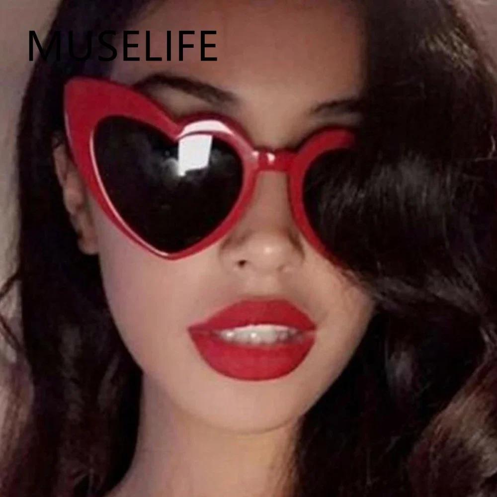 MUSELIFE Love Heart Sunglasses with Big Frame - Fashion Cute Sexy Retro Cat Eye Vintage SunGlasses for Women As Picture
MUSELIFE Love Heart Sunglasses with Big Frame - Fashion Cute Sexy Retro Cat Eye Vintage SunGlasses for Women As Picture