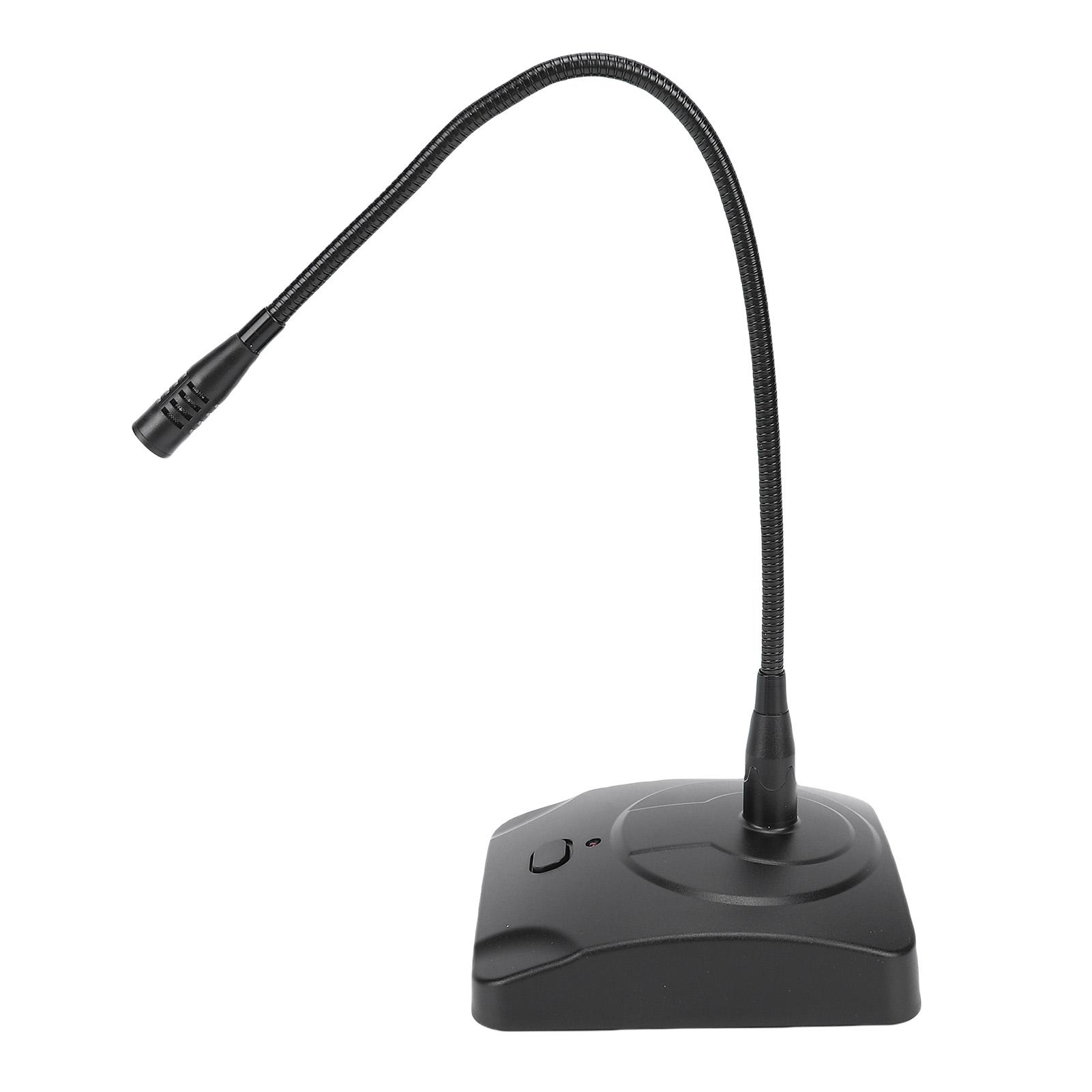 Desktop Gooseneck Wired Microphone System Table Mounted Corded Voice Condenser Mic Professional for Conference
Desktop Gooseneck Wired Microphone System Table Mounted Corded Voice Condenser Mic Professional for Conference