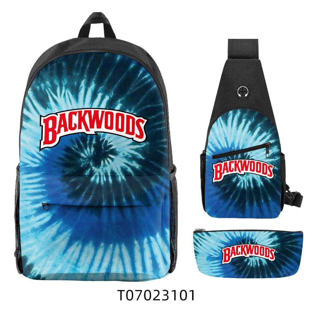 Fashion Backpack Backwoods Cigar Backpack Set, Straight Hair Cigar 3D Backpack three-piece backpack
Fashion Backpack Backwoods Cigar Backpack Set, Straight Hair Cigar 3D Backpack three-piece backpack