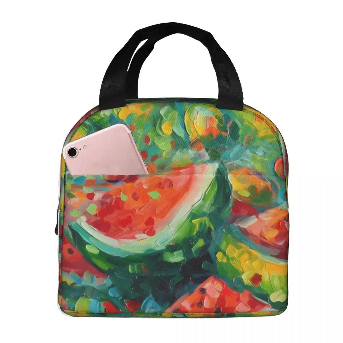 Oil Painting Portable Lunch Bag Fruit Watermelon Ice Cooler Pack Insulation Picnic Food Storage Bags 22x20x13CM белый
Oil Painting Portable Lunch Bag Fruit Watermelon Ice Cooler Pack Insulation Picnic Food Storage Bags 22x20x13CM белый
