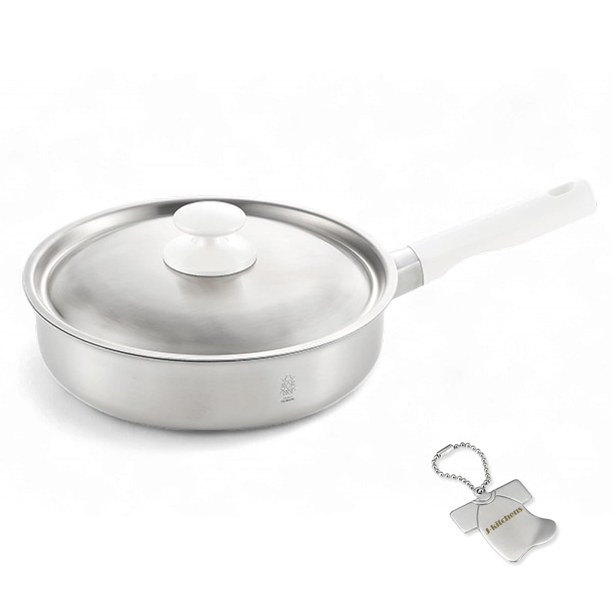 20cm Stainless Steel Frying Pan with Made in Includes Original Tag J-kitchens Double-Layered Lid, Rust-Resistant, Non-Stick, Gas/Induction Compatible,
20cm Stainless Steel Frying Pan with Made in Includes Original Tag J-kitchens Double-Layered Lid, Rust-Resistant, Non-Stick, Gas/Induction Compatible,