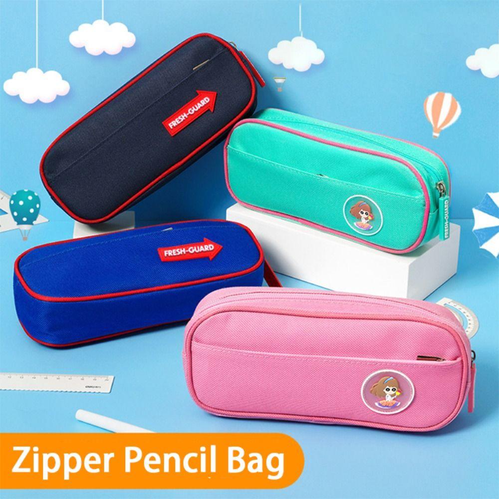 Solid Color Pencils Pouch Large-capacity Stationery Case Zipper Pencil Bag Student School Supplies
Solid Color Pencils Pouch Large-capacity Stationery Case Zipper Pencil Bag Student School Supplies