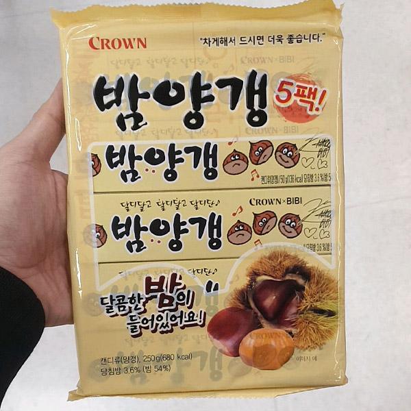 Crown Chestnut Yanggaeng 50g x 5ea
Crown Chestnut Yanggaeng 50g x 5ea