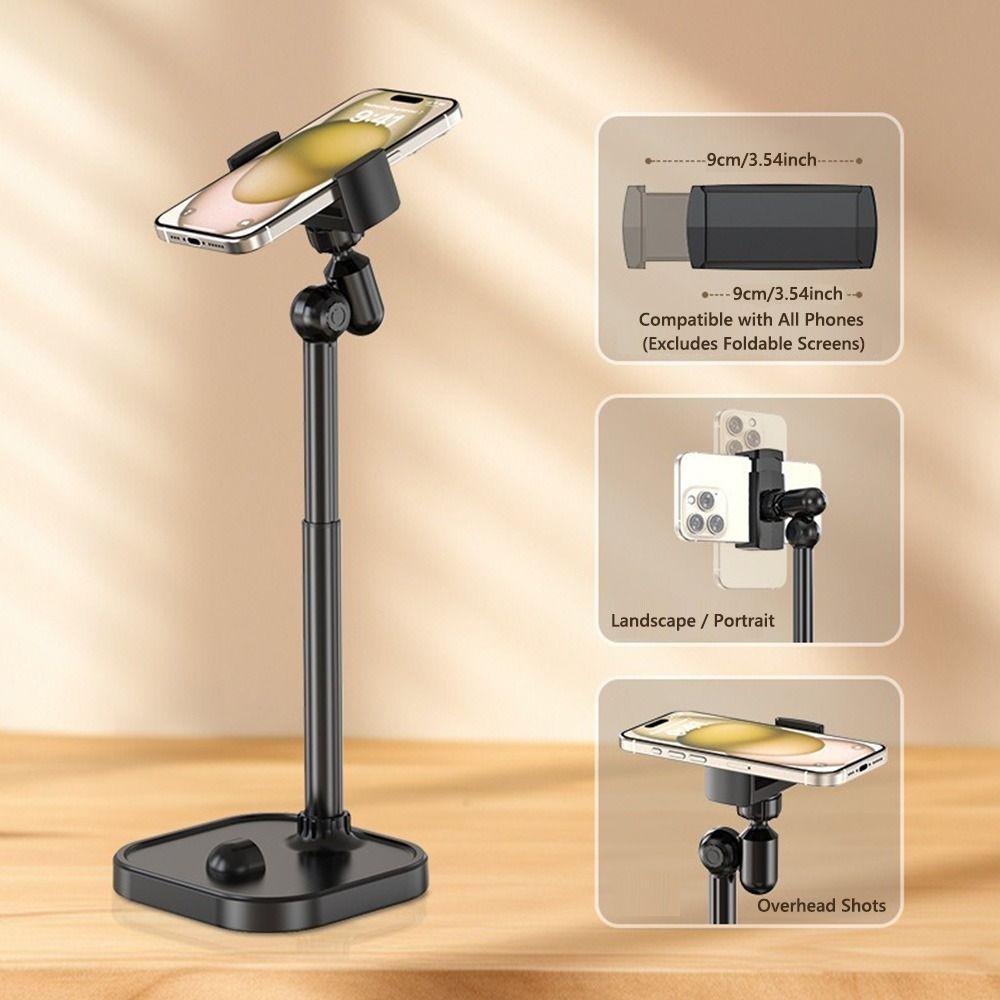 Large Base Mobile Holder Sturdy Rotating Phone Stand for Office Meetings, Photography білий
Large Base Mobile Holder Sturdy Rotating Phone Stand for Office Meetings, Photography білий