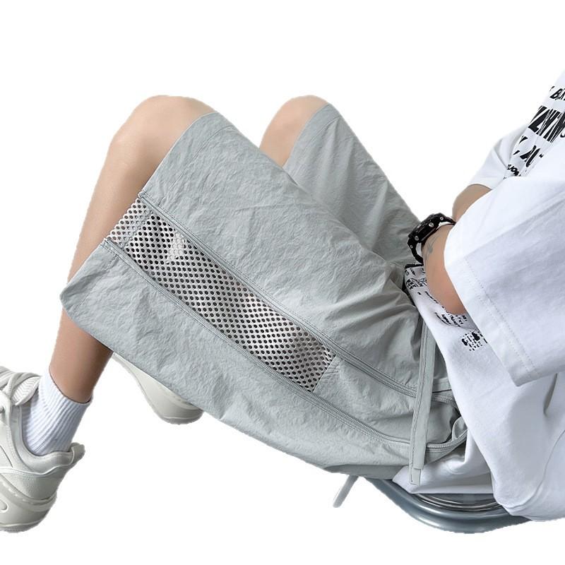 Work Shorts Men s Summer Loose Drawstring Men s Sports Five Quarter Pants Mesh Zipper Sports Pants M чорний
Work Shorts Men s Summer Loose Drawstring Men s Sports Five Quarter Pants Mesh Zipper Sports Pants M чорний