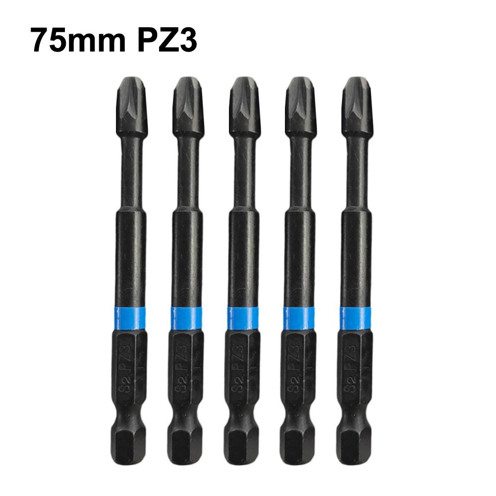 Precise and Stable PZ1 PZ2 PZ3 Screwdriver Bits Set with Hex Shank 75mm Length PZ3
Precise and Stable PZ1 PZ2 PZ3 Screwdriver Bits Set with Hex Shank 75mm Length PZ3