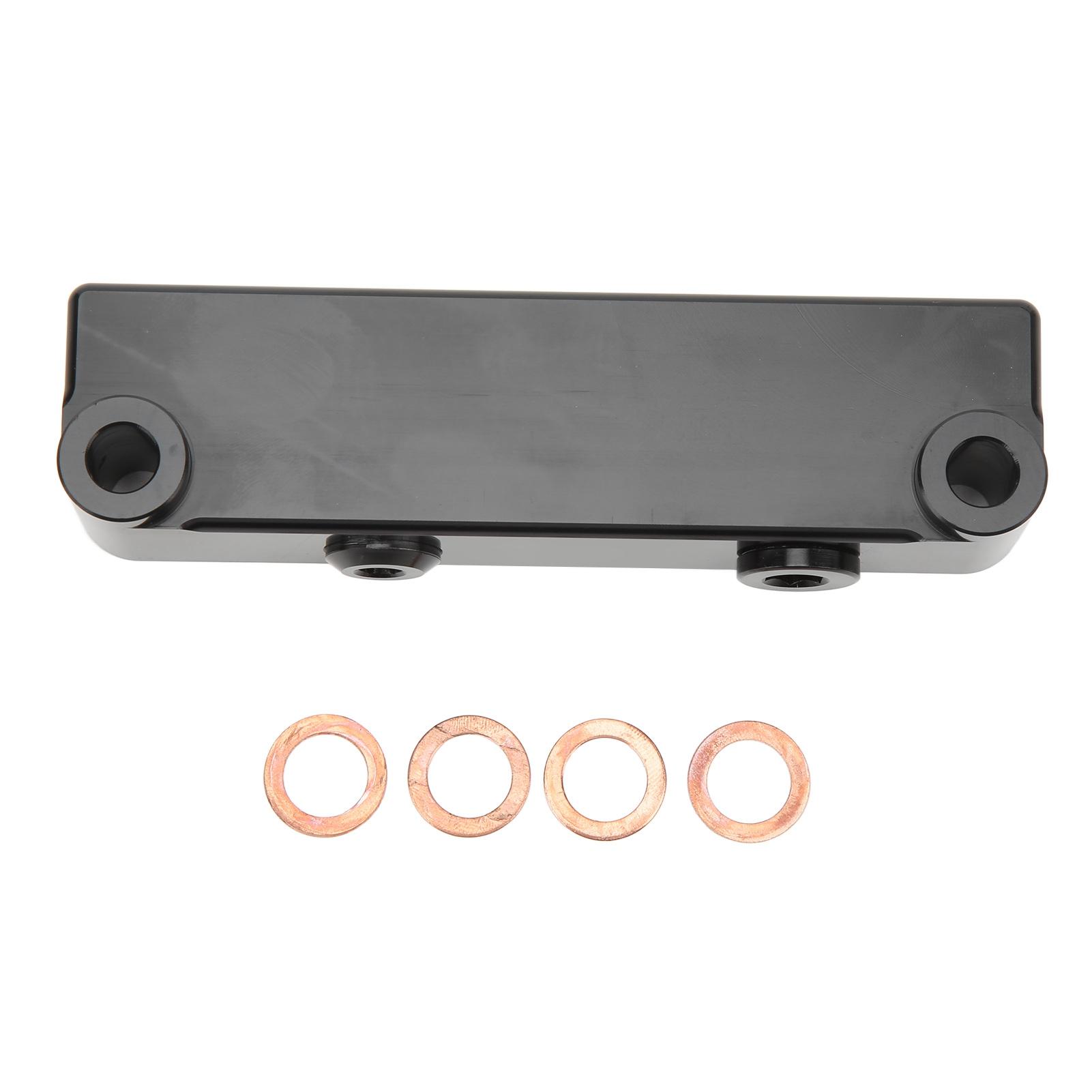 Fuel Filter Bypass Kit with 4 Gaskets Metal Black Replacement For Dodge 6.7L Cummins Diesel 2010‑2016
Fuel Filter Bypass Kit with 4 Gaskets Metal Black Replacement For Dodge 6.7L Cummins Diesel 2010‑2016