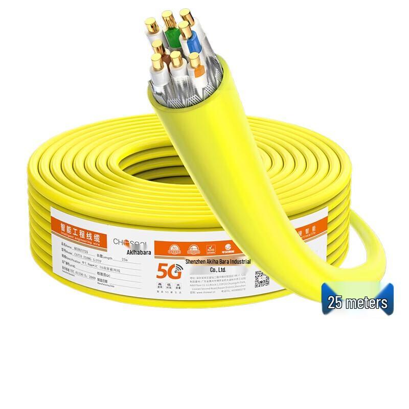 CHOSEAL Cat 7A 10 Gigabit Двожильний Екранований Ethernet Кабель
CHOSEAL Cat 7A 10 Gigabit Двожильний Екранований Ethernet Кабель