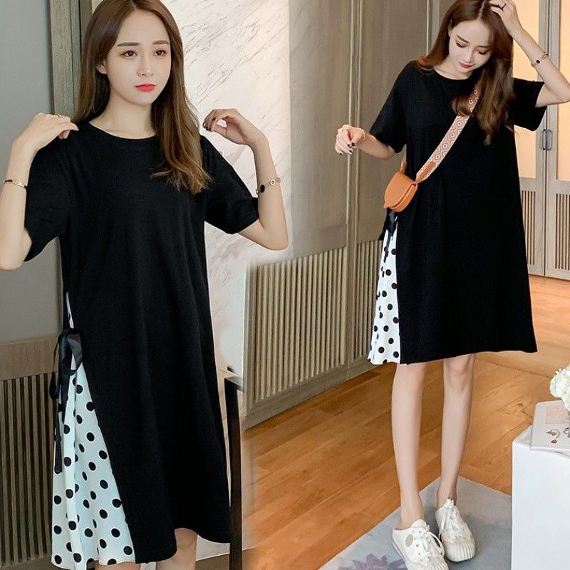 Новое поступление 150,00 кг Платье Стильное Свободное больших размеров Средней длины Длинное Футболка Юбка K-стиль Беременные женщины Скрывающее полноту Летнее платье Тренд Black L
Новое поступление 150,00 кг Платье Стильное Свободное больших размеров Средней длины Длинное Футболка Юбка K-стиль Беременные женщины Скрывающее полноту Летнее платье Тренд Black L