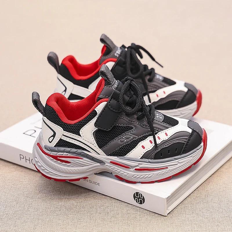 Boys Girls Sports Shoes Mesh Breathable Students Running Shoes Fashion Handsome 2024 New Kids Sneakers Hook&loop Thick Soft Sole 26 красный
Boys Girls Sports Shoes Mesh Breathable Students Running Shoes Fashion Handsome 2024 New Kids Sneakers Hook&loop Thick Soft Sole 26 красный