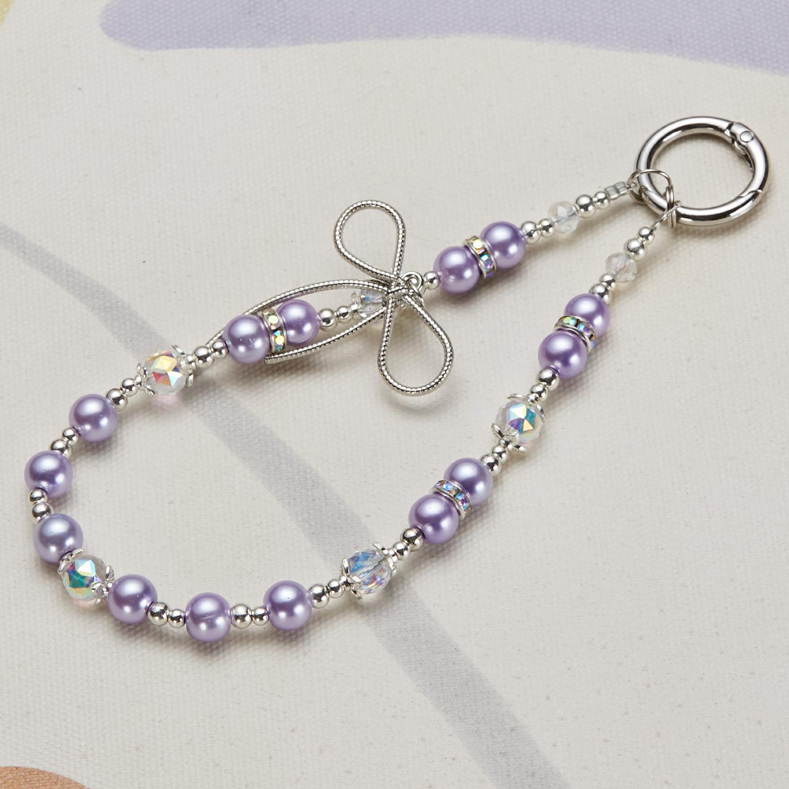 Cell Phone Charm Lanyard 26cm Bowknot Alloy Beads Phone Case Wrist Strap for Women Girls Beige
Cell Phone Charm Lanyard 26cm Bowknot Alloy Beads Phone Case Wrist Strap for Women Girls Beige