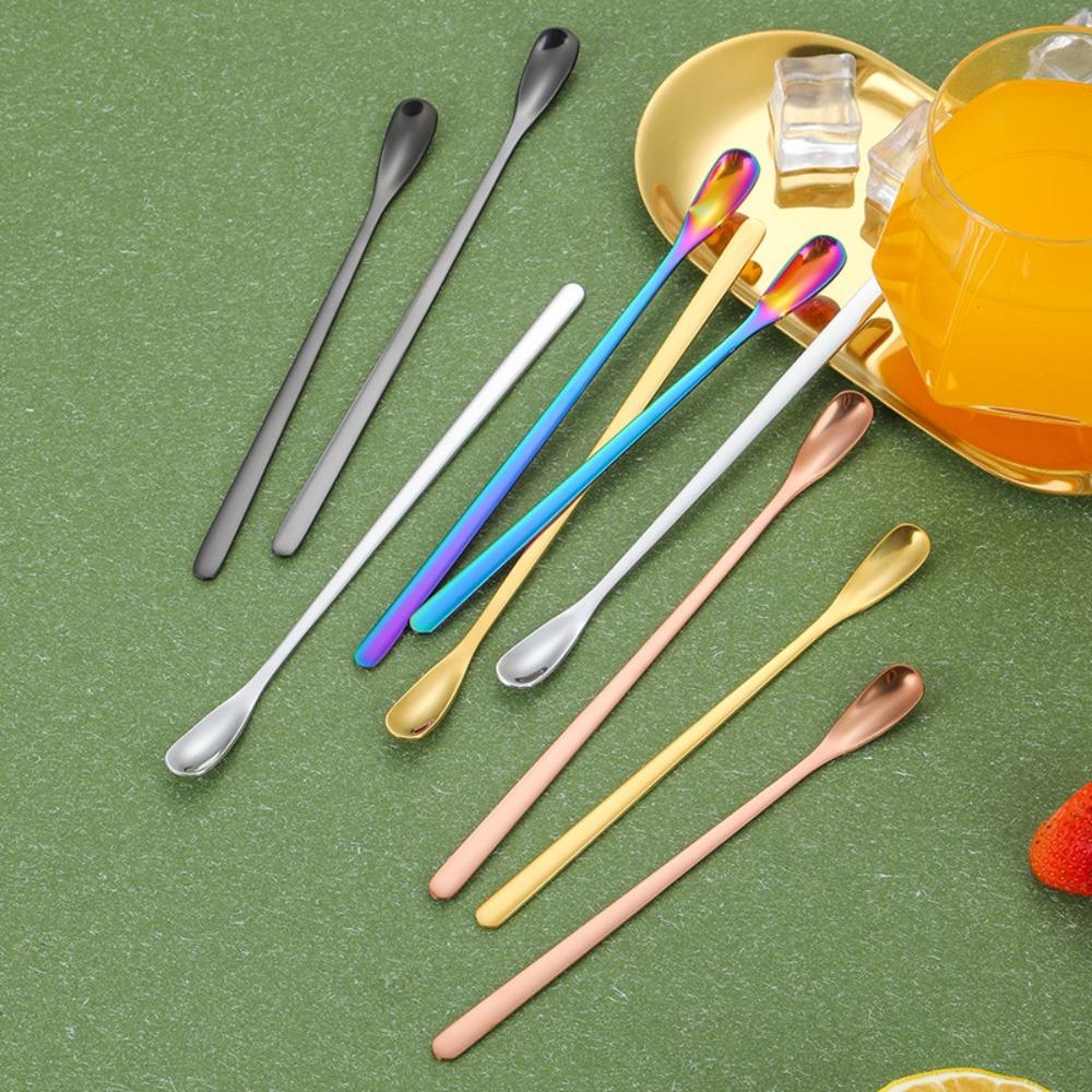Stainless Steel Dessert Spoon Long Handle Stirring Rod Hot Sale Stirring Spoon Stirring Coffee 15.6cm-E
Stainless Steel Dessert Spoon Long Handle Stirring Rod Hot Sale Stirring Spoon Stirring Coffee 15.6cm-E