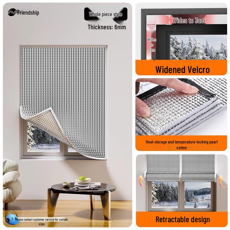 Ветрозащитная теплая штора: Изолирующий, Морозостойкий, Теплосберегающий оконный уплотнитель 80cm x 120cm
Ветрозащитная теплая штора: Изолирующий, Морозостойкий, Теплосберегающий оконный уплотнитель 80cm x 120cm