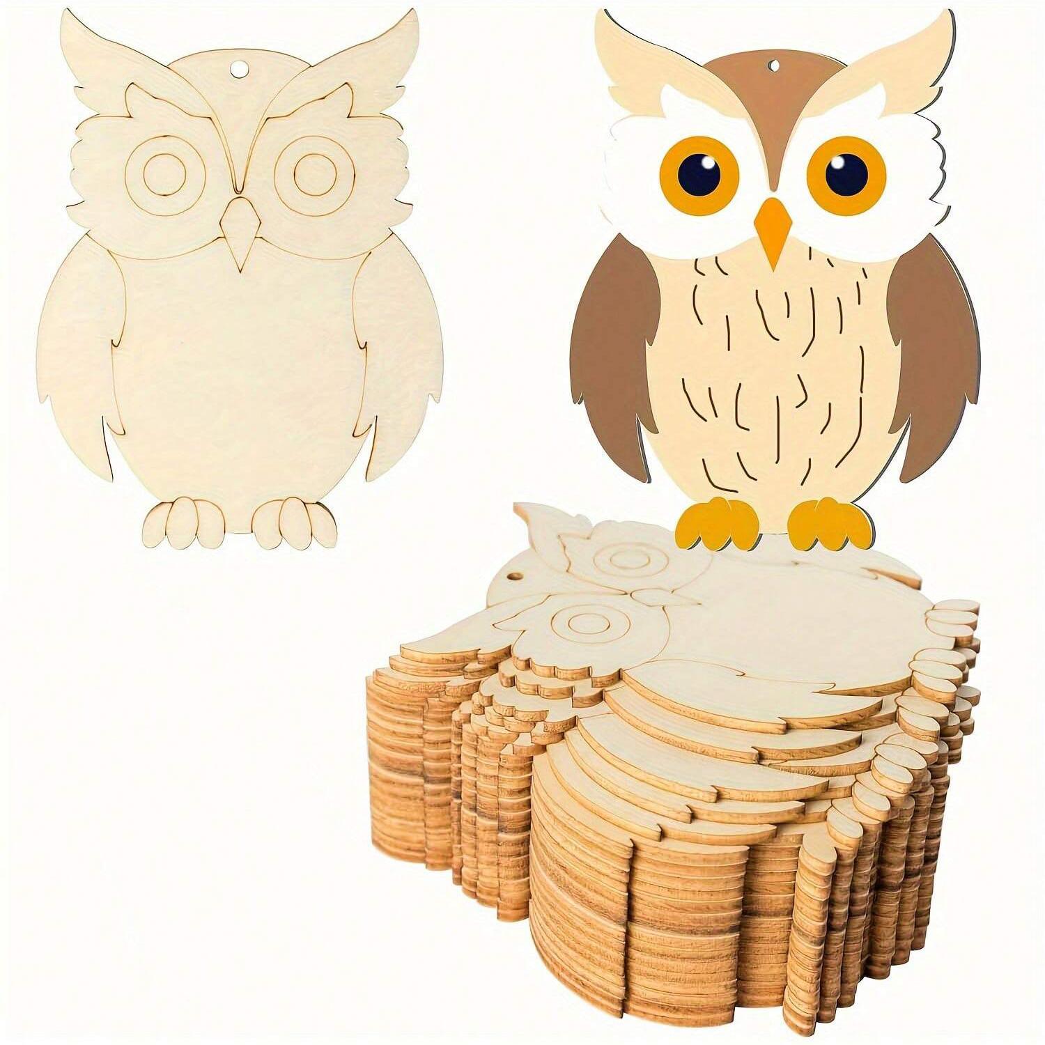 20pcs Standing Owl Shape Wooden Bird Hanging, Blank Holiday Wedding Birthday Party Decoration with Twine Tags 20pcs
20pcs Standing Owl Shape Wooden Bird Hanging, Blank Holiday Wedding Birthday Party Decoration with Twine Tags 20pcs