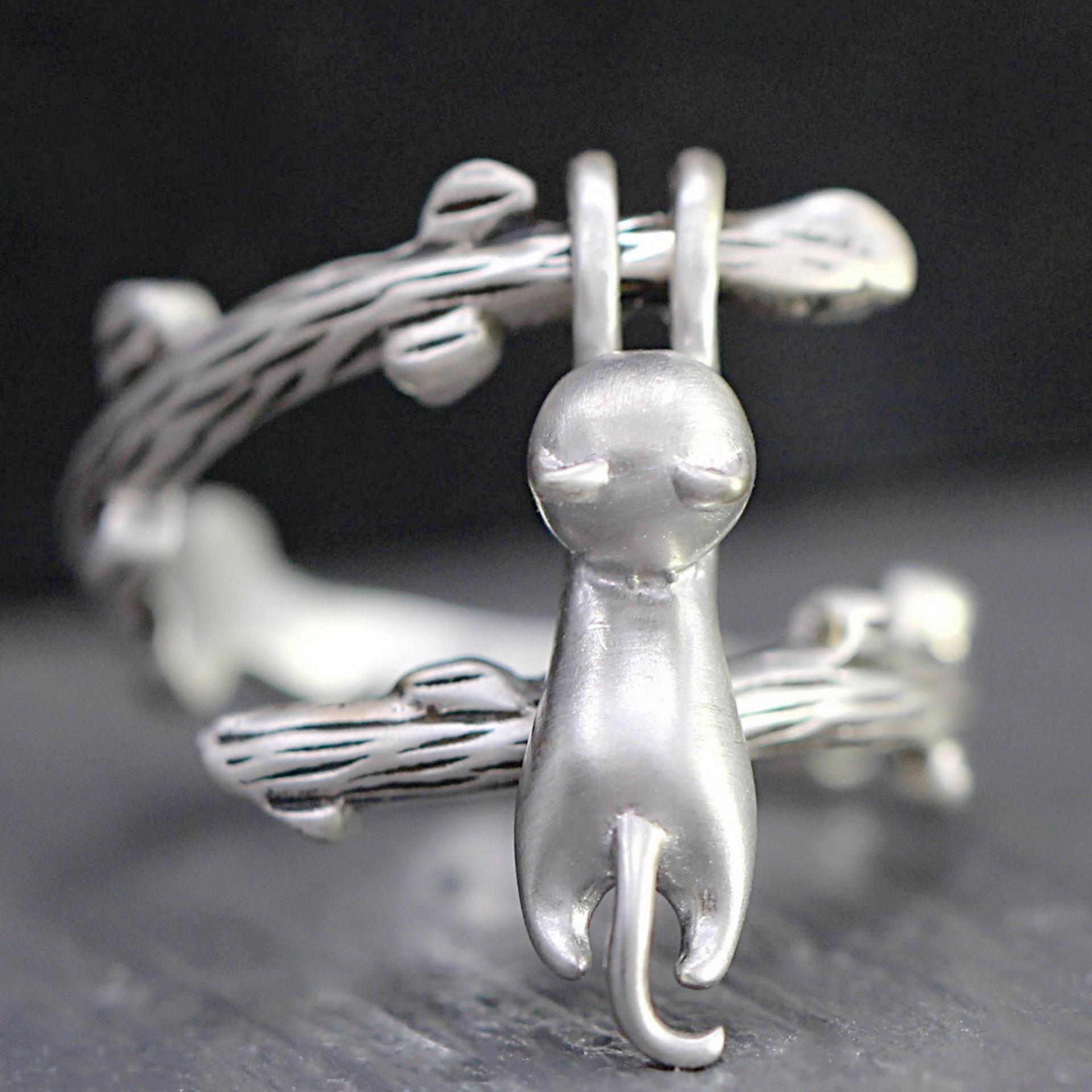 Открыто-открывающиеся симпатичные кошачьи висячие ветви кольца
Открыто-открывающиеся симпатичные кошачьи висячие ветви кольца