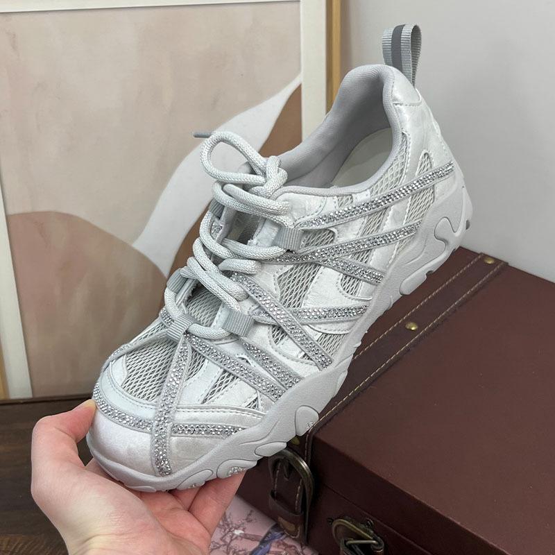 Rhinestone German training shoes women s summer new casual versatile trendy cool dad shoes platform mesh breathable sneakers 40
Rhinestone German training shoes women s summer new casual versatile trendy cool dad shoes platform mesh breathable sneakers 40