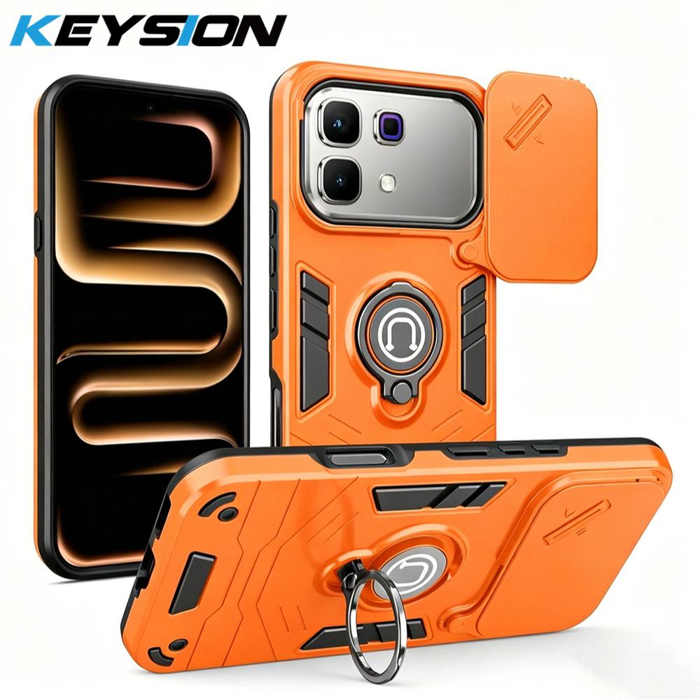 KEYSION Shockproof Armor Case for Infinix Note 60 Pro 5G Slide Camera Protection Ring Stand Phone Cover for Infinix Note 60 5G for Infinix Note 60 5G оранжевый
KEYSION Shockproof Armor Case for Infinix Note 60 Pro 5G Slide Camera Protection Ring Stand Phone Cover for Infinix Note 60 5G for Infinix Note 60 5G оранжевый