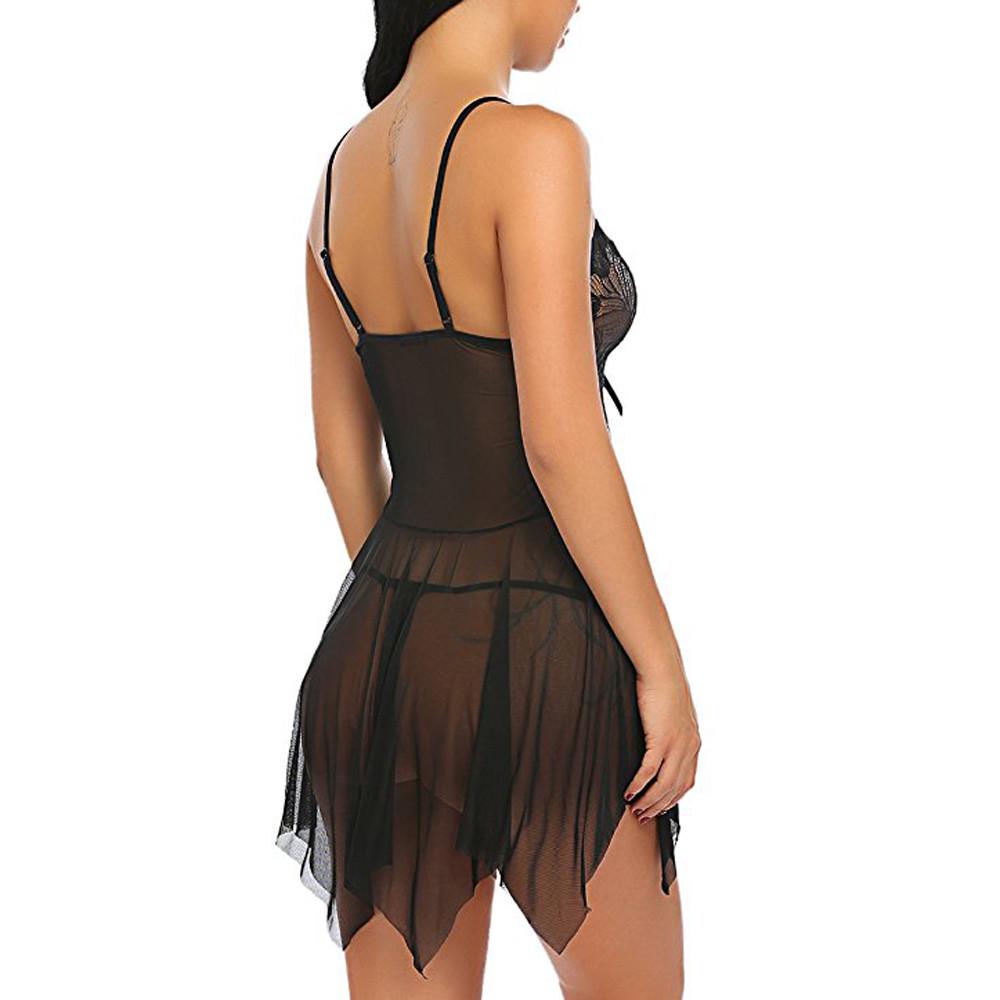 Женское нижнее белье Цветочное кружевное белье Babydoll V-образным вырезом для сна Ремешок Сорочка S чёрный
Женское нижнее белье Цветочное кружевное белье Babydoll V-образным вырезом для сна Ремешок Сорочка S чёрный