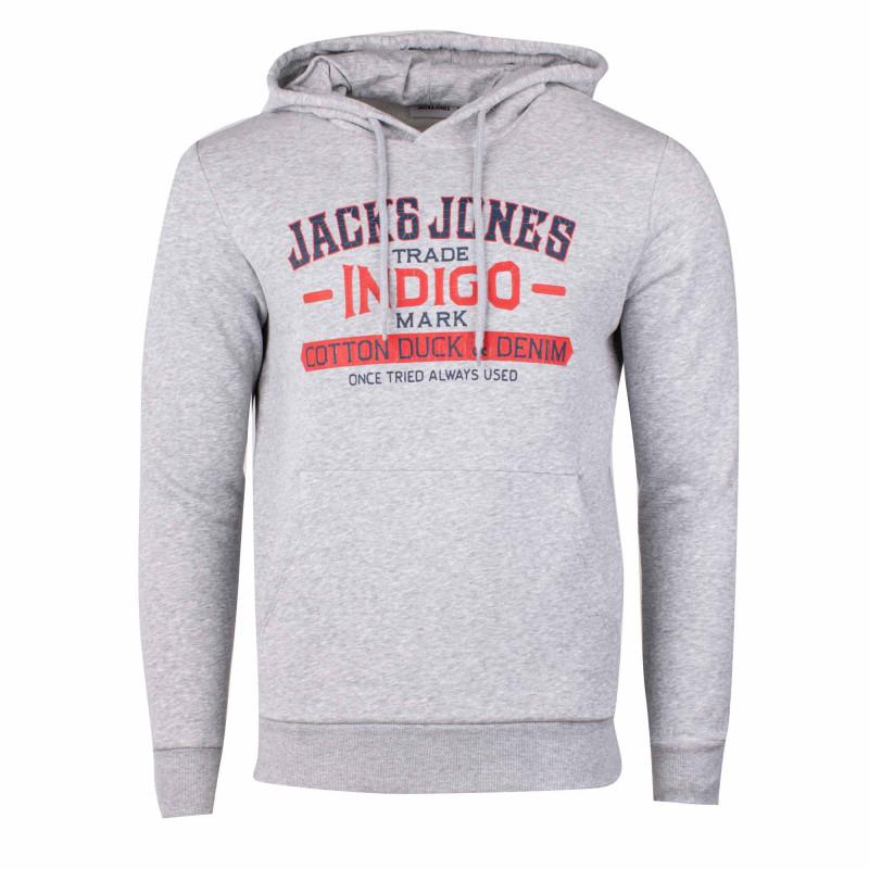 Мужская толстовка с капюшоном и надписью «кенгуру» JACK & JONES 
Мужская толстовка с капюшоном и надписью «кенгуру» JACK & JONES