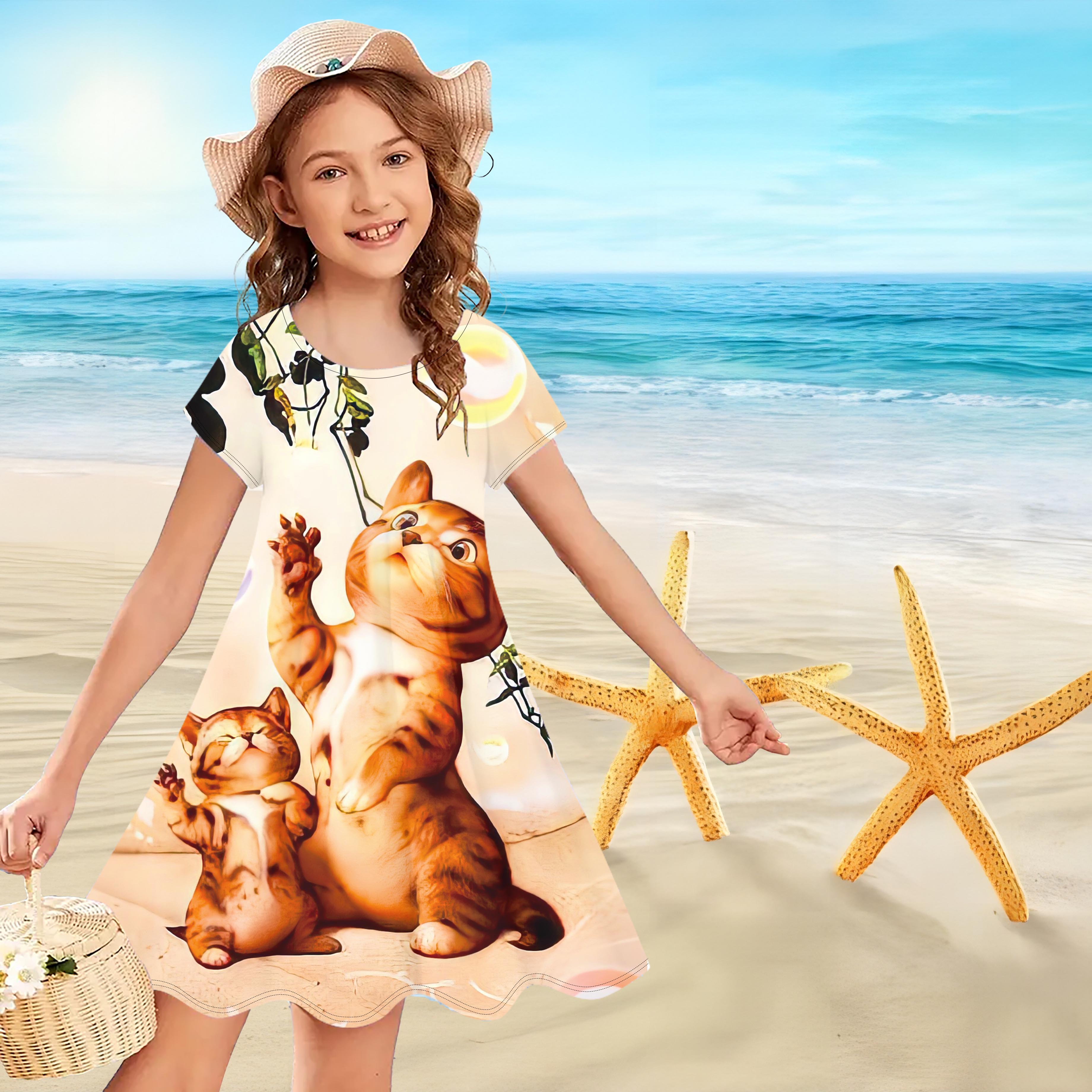 Платья с 3D-синим рисунком кота для девочек, детское праздничное платье принцессы без рукавов для девочек, платье-майка с 3D принтом
Платья с 3D-синим рисунком кота для девочек, детское праздничное платье принцессы без рукавов для девочек, платье-майка с 3D принтом