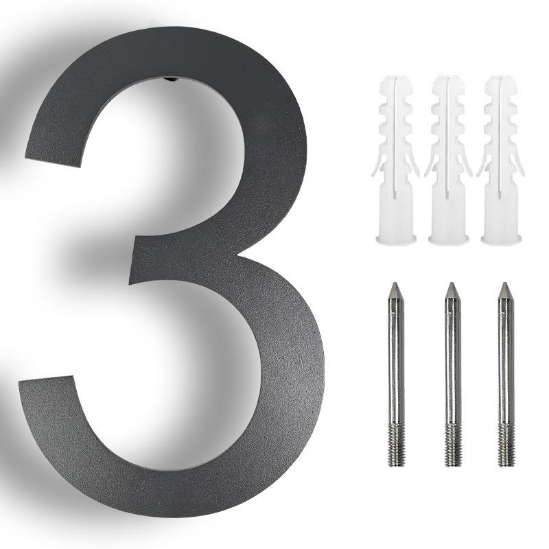 8-Inch Smokeless Coal Stainless Steel Floating House Number with Digital Display
8-Inch Smokeless Coal Stainless Steel Floating House Number with Digital Display