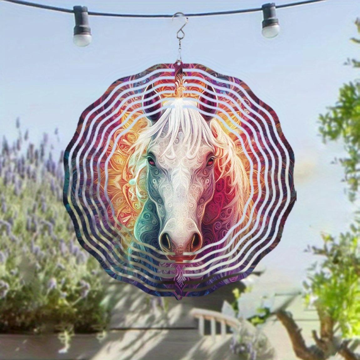 10 Inch Metal Wind Spinner with Horse Design 360 Degree Rotating Hook for Outdoor Garden Balcony Yard Decoration No Electricity Needed 01A
10 Inch Metal Wind Spinner with Horse Design 360 Degree Rotating Hook for Outdoor Garden Balcony Yard Decoration No Electricity Needed 01A