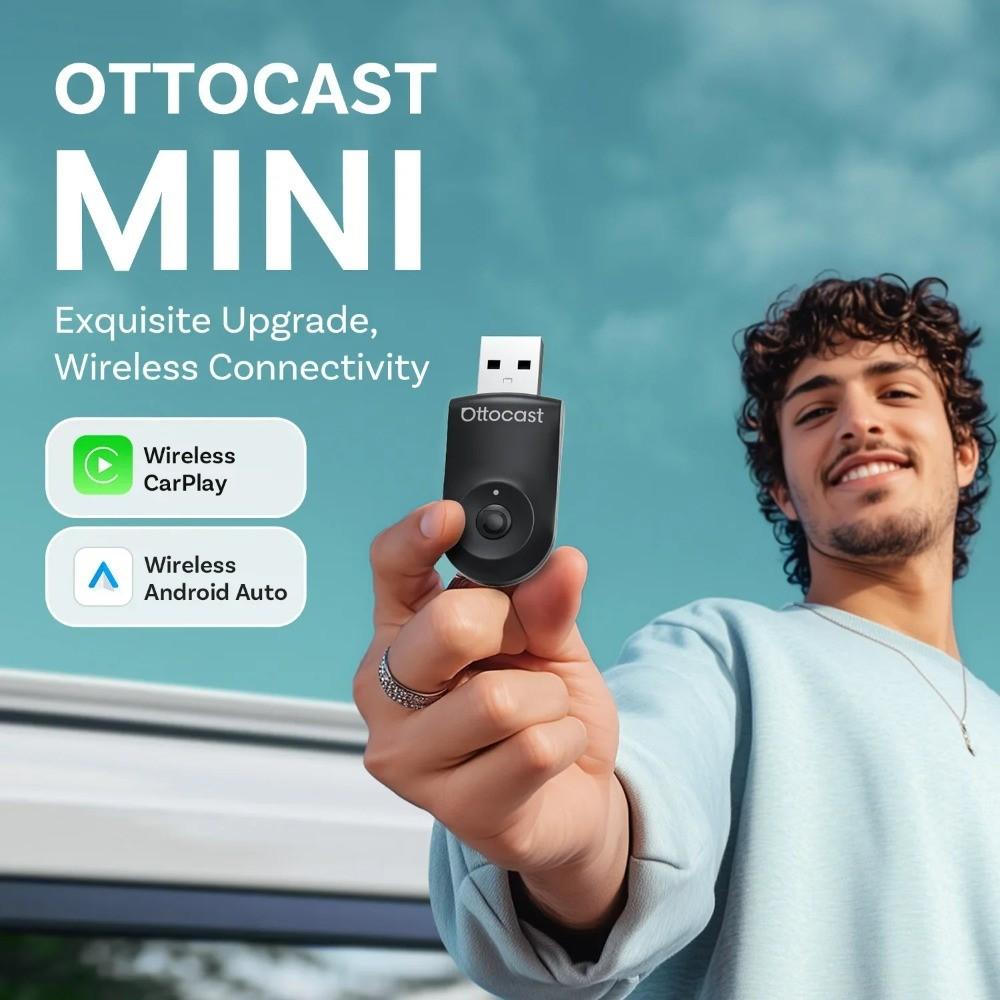 OTTOCAST MINI 2-в-1 Проводной на Беспроводной Адаптер CarPlay Android Auto USB-накопитель Wi-Fi Автоаксессуары
OTTOCAST MINI 2-в-1 Проводной на Беспроводной Адаптер CarPlay Android Auto USB-накопитель Wi-Fi Автоаксессуары