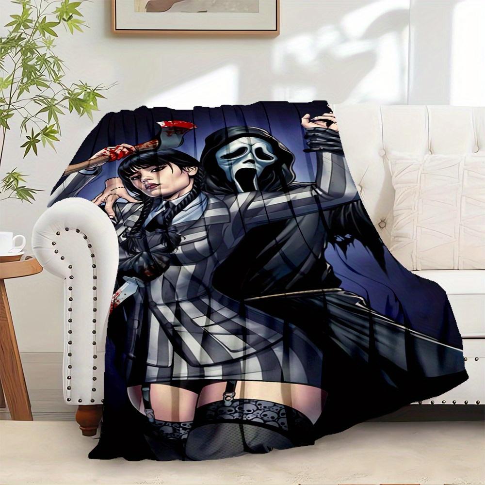 1pc Wednesday,Scream,HorrorTheme Digital Printed Flannel Blanket, Super Soft Plush Fleece Bed Cover, Multi-Function Four Seasons Hypoallerge 100x150cm
1pc Wednesday,Scream,HorrorTheme Digital Printed Flannel Blanket, Super Soft Plush Fleece Bed Cover, Multi-Function Four Seasons Hypoallerge 100x150cm