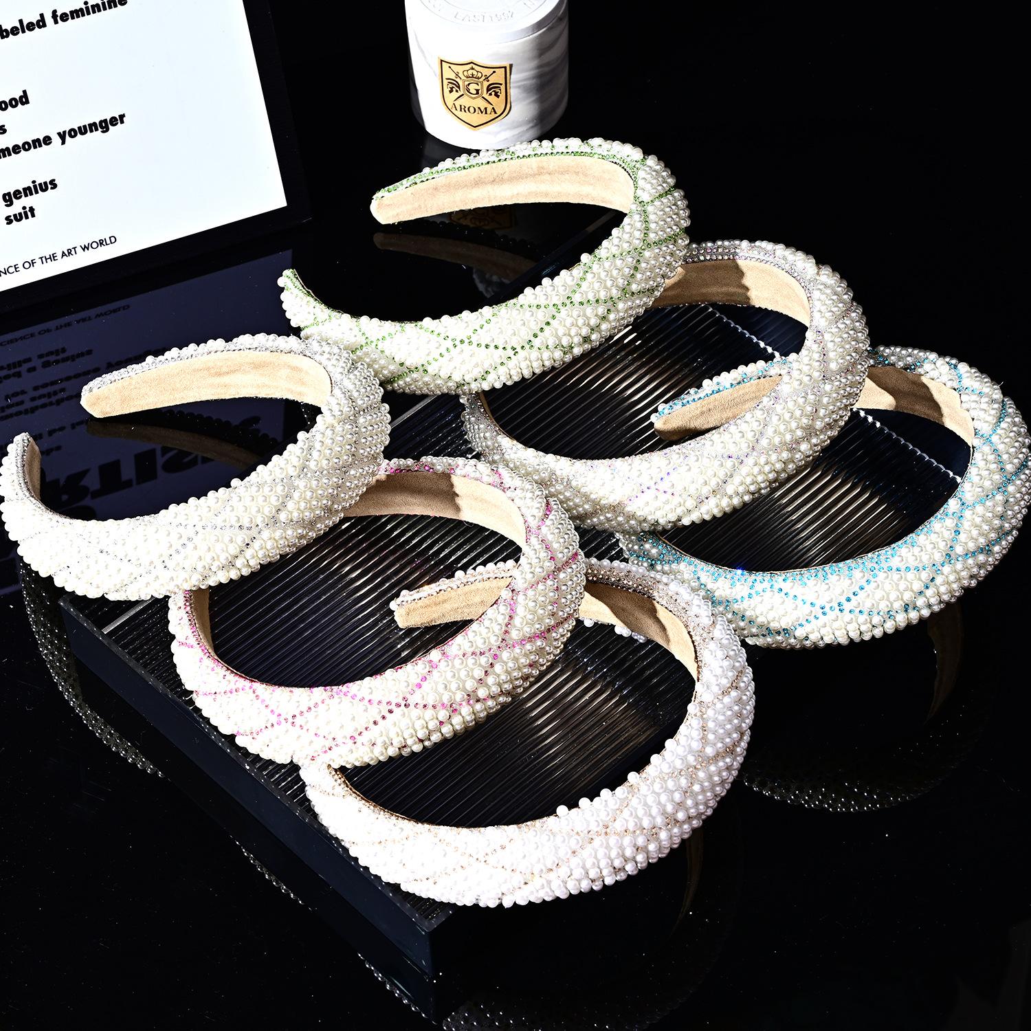 2025 Pearl Headband Diamond Rhinestone Fashionable and Versatile Hair Accessory 
2025 Pearl Headband Diamond Rhinestone Fashionable and Versatile Hair Accessory