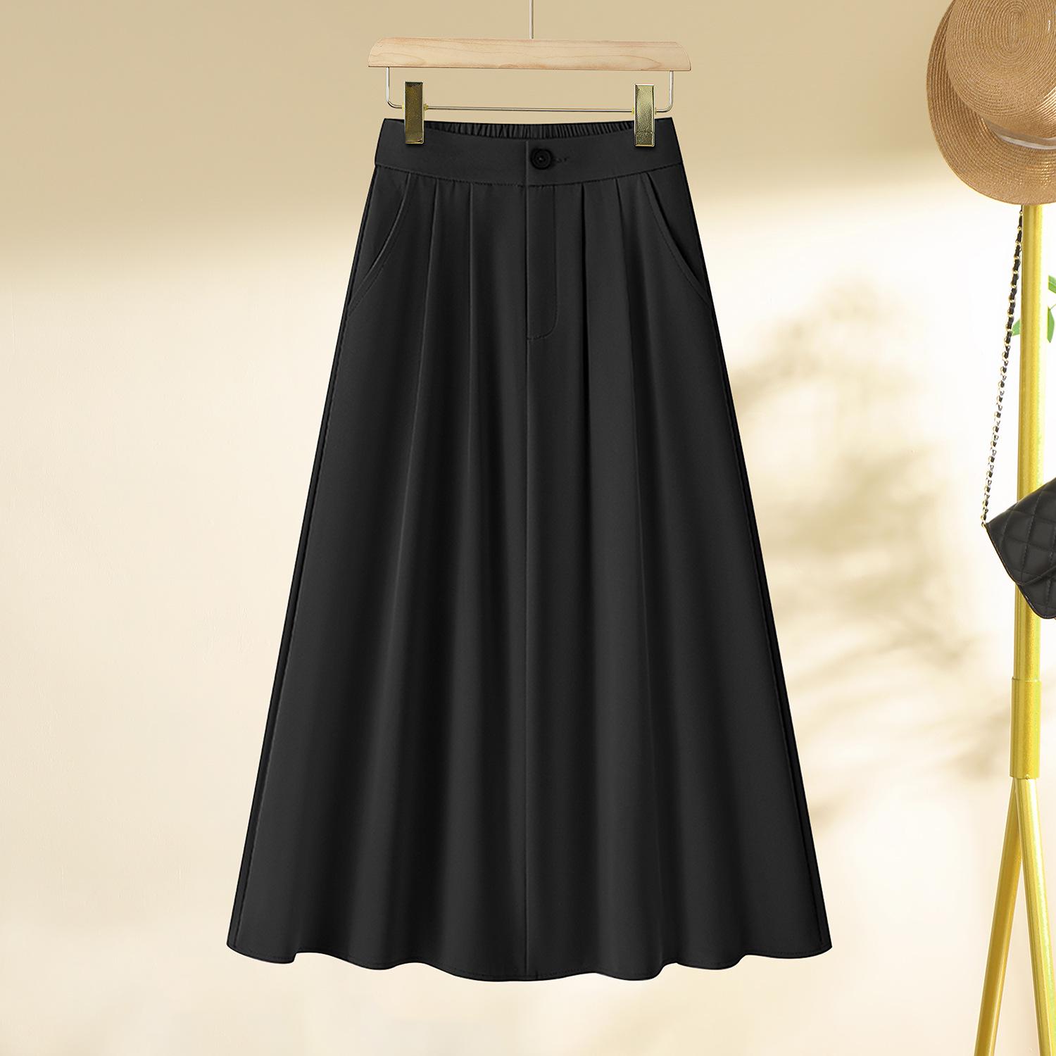 Khaki A-line Midi Skirt: 2025 Hepburn Style, Slimming Draping for Spring/Autumn L (105-115 jin)
Khaki A-line Midi Skirt: 2025 Hepburn Style, Slimming Draping for Spring/Autumn L (105-115 jin)