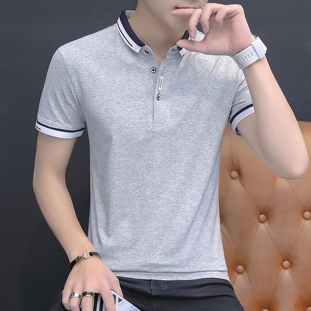 Summer Casual Polo Shirt Men Short Sleeve Slim Sold Color Polo Shirt XXXXL
Summer Casual Polo Shirt Men Short Sleeve Slim Sold Color Polo Shirt XXXXL