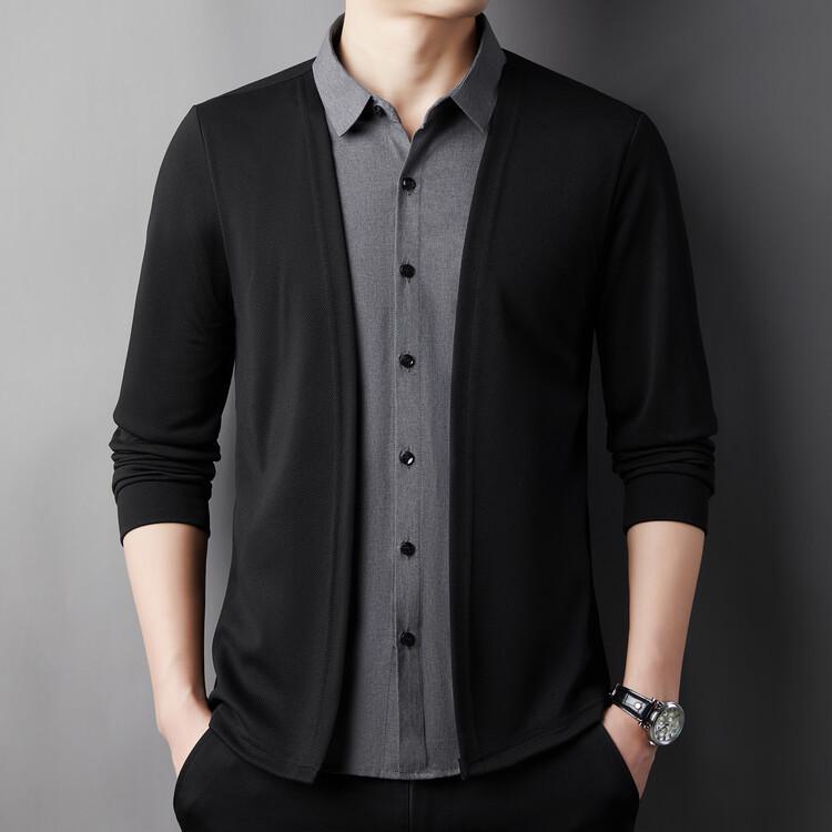 Autumn 2024 Men s Two-in-One Knit Cardigan with Shirt Collar and Casual Hoodie Jacket Inner Wear 4XL чёрный
Autumn 2024 Men s Two-in-One Knit Cardigan with Shirt Collar and Casual Hoodie Jacket Inner Wear 4XL чёрный