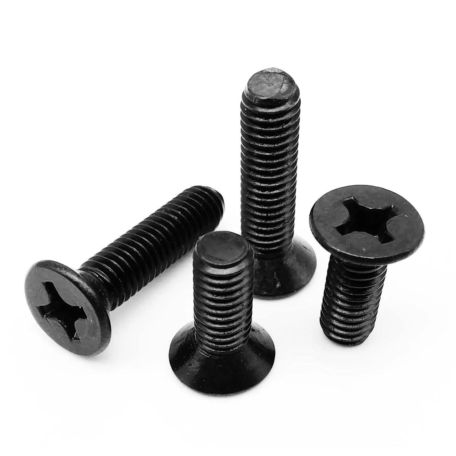 50/100/200pcs M1 M1.2 M1.4 M1.6 M2 M2.5 M3 M4 Cross Recessed Phillips Flat Countersunk Head Screw Bolt GB819 Black Carbon Steel 100pcs M2x8mm
50/100/200pcs M1 M1.2 M1.4 M1.6 M2 M2.5 M3 M4 Cross Recessed Phillips Flat Countersunk Head Screw Bolt GB819 Black Carbon Steel 100pcs M2x8mm