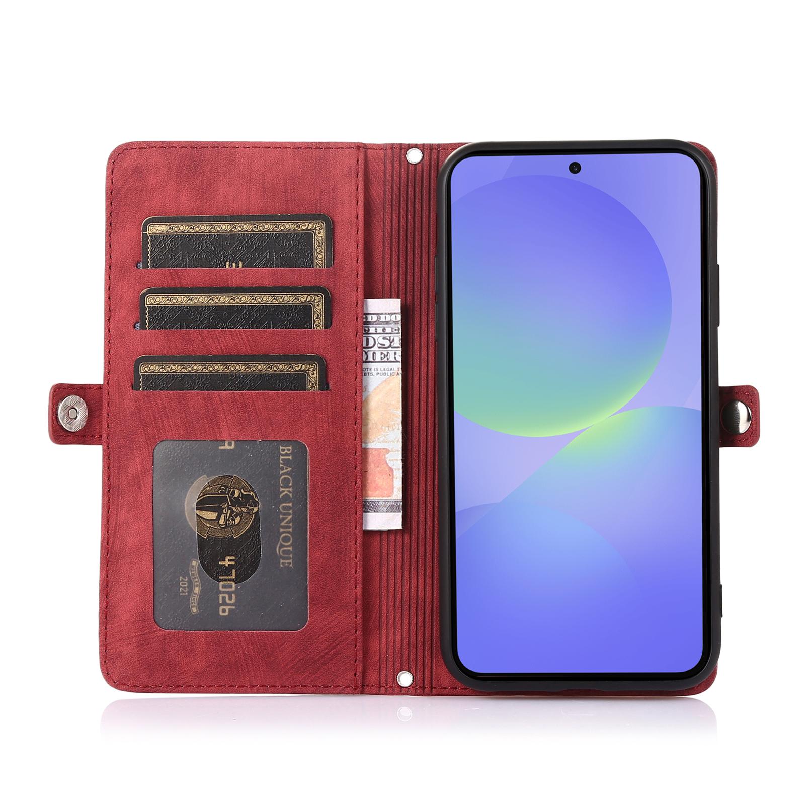 For Google Pixel 10 Pro XL/9 Pro XL Case Zipper Pocket 9 Card Slots PU Leather Phone Cover with Wrist Strap Rose Gold
For Google Pixel 10 Pro XL/9 Pro XL Case Zipper Pocket 9 Card Slots PU Leather Phone Cover with Wrist Strap Rose Gold