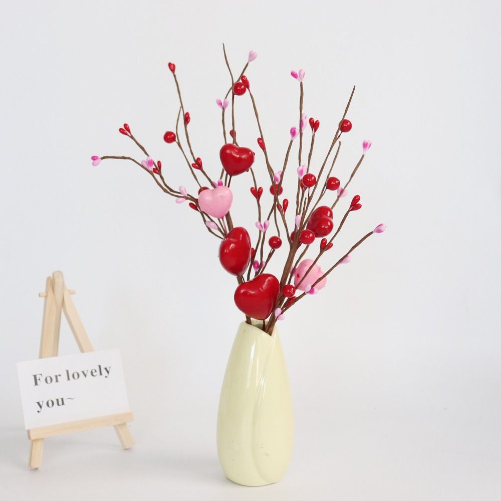 4Pcs Red Pink Artificial Heart Shaped Branches Happy Valentine s Day Decor Home Living Room 33cm
4Pcs Red Pink Artificial Heart Shaped Branches Happy Valentine s Day Decor Home Living Room 33cm